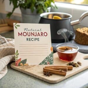 Natural Mounjaro recipe drink with 4 ingredients for weight loss