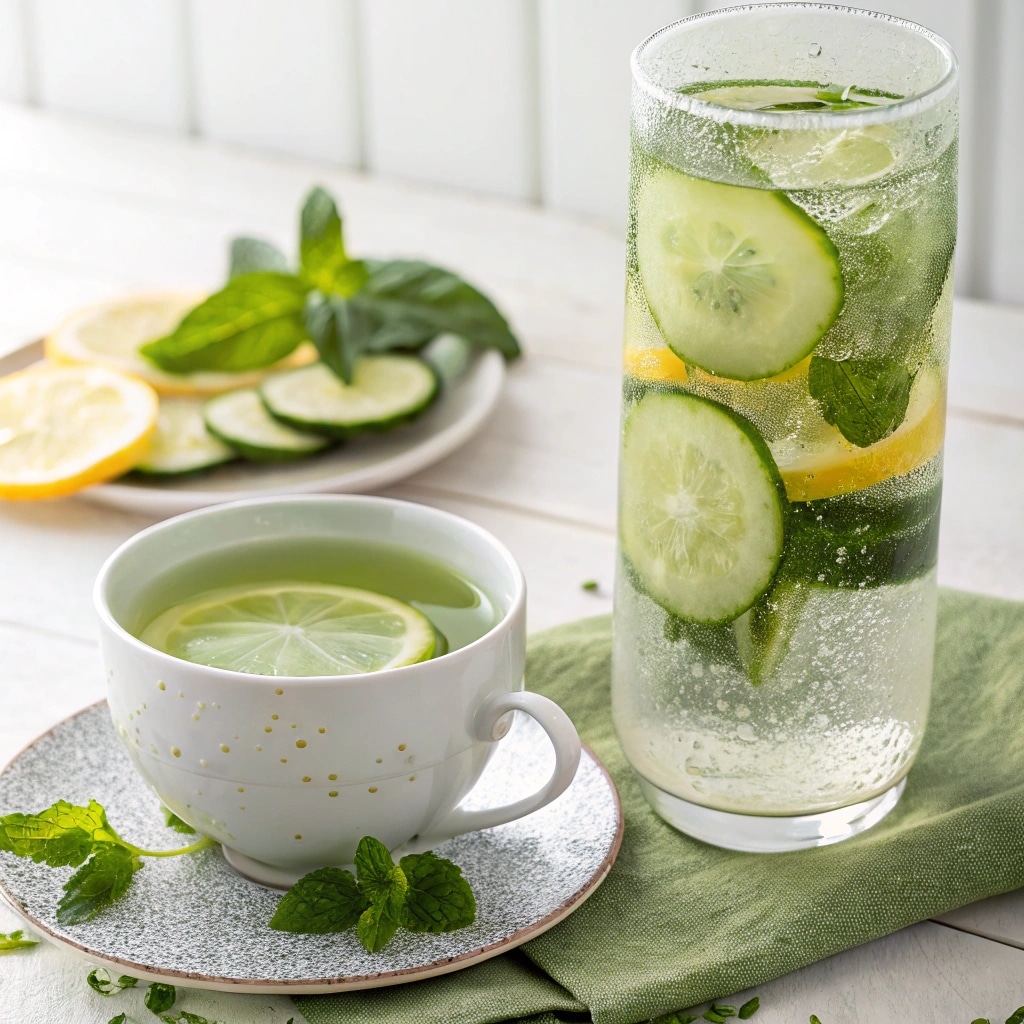 Served Mounjaro drink and fat burner tea
