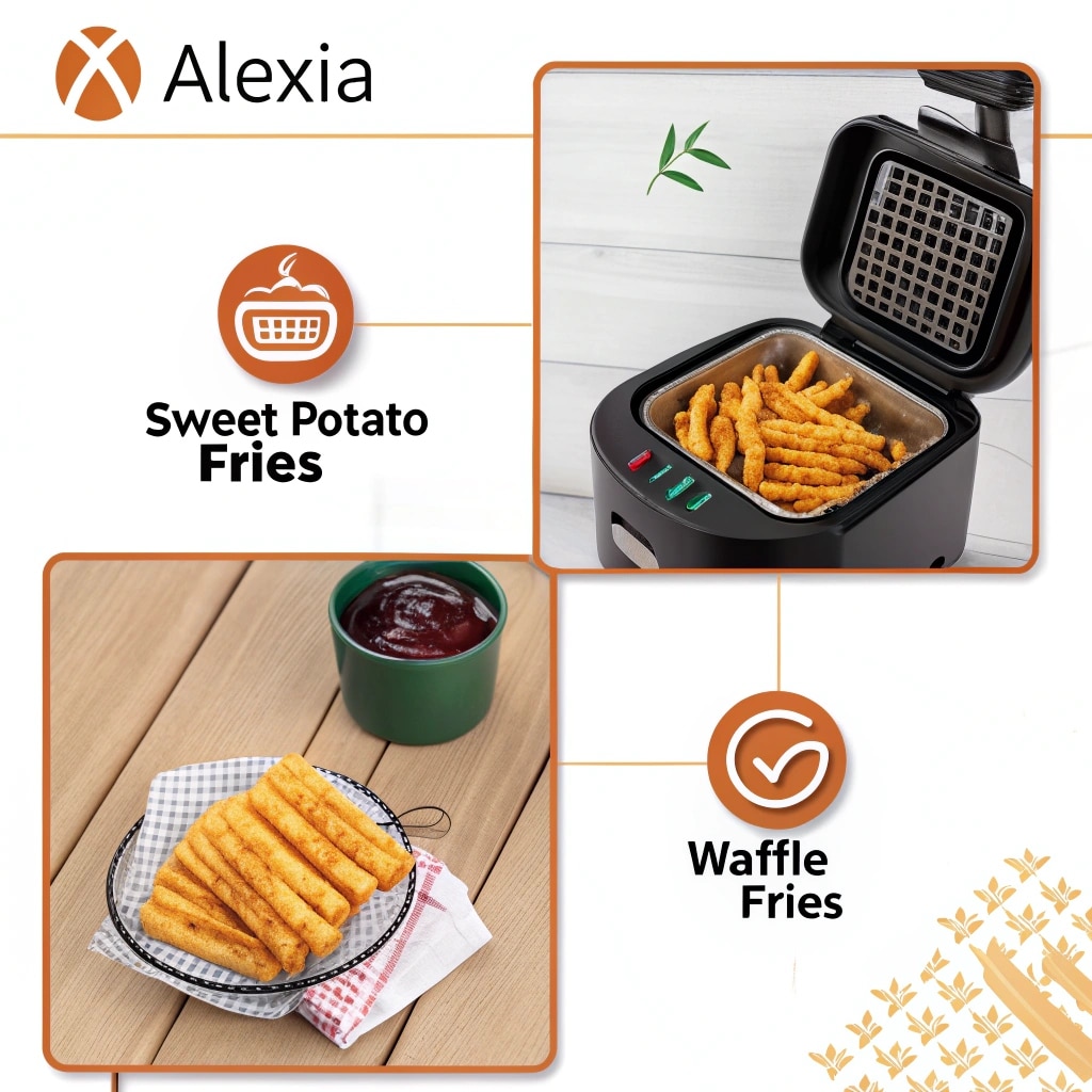 alexia sweet potato fries air fryer cook time chart