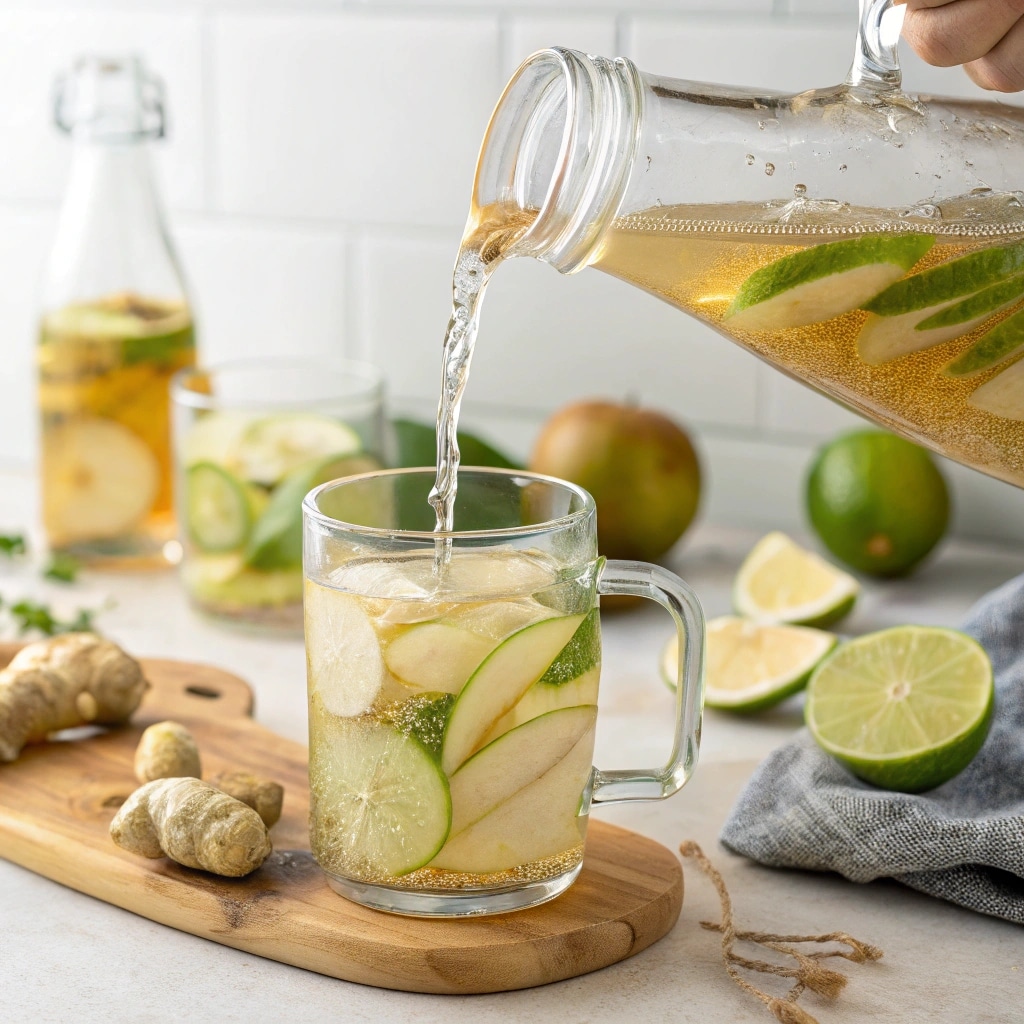 Preparing Japanese Mounjaro drink step-by-step