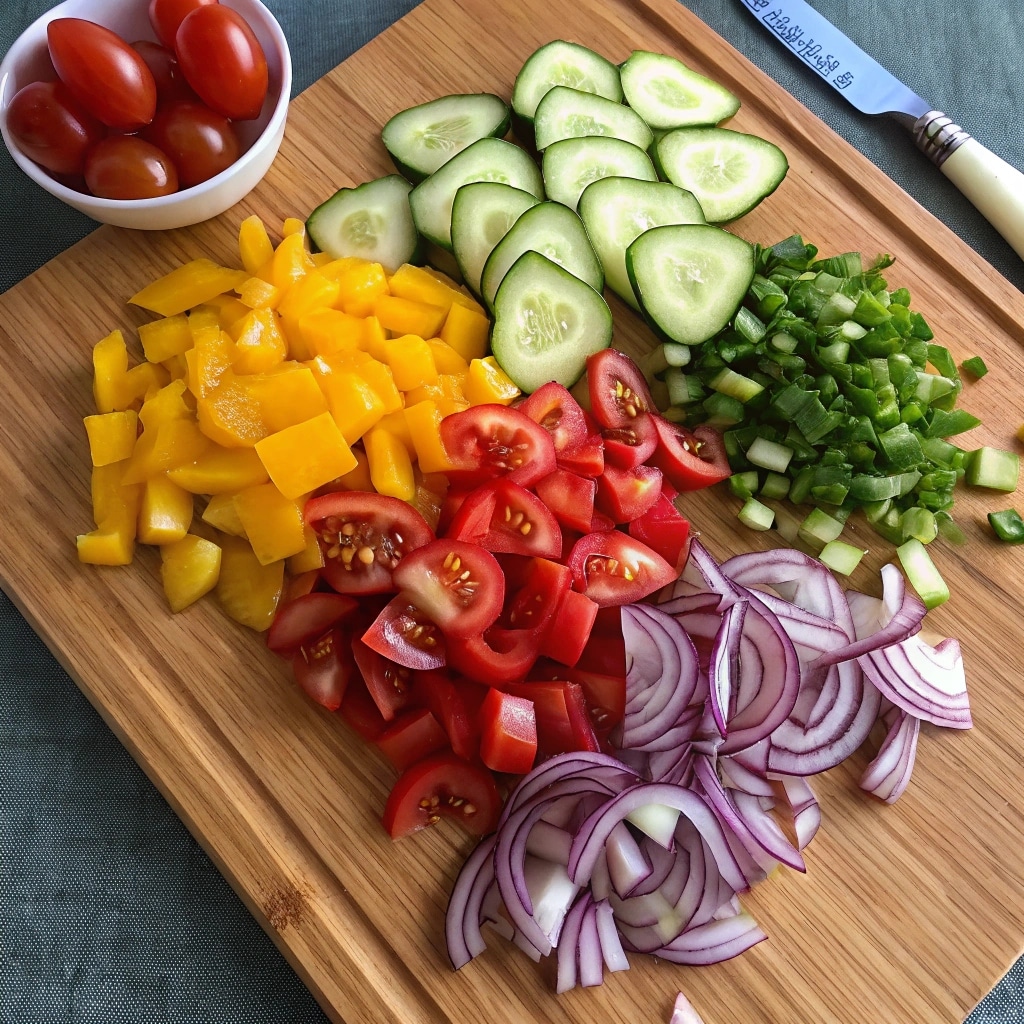 seasonal vegetables for fresh summer salad