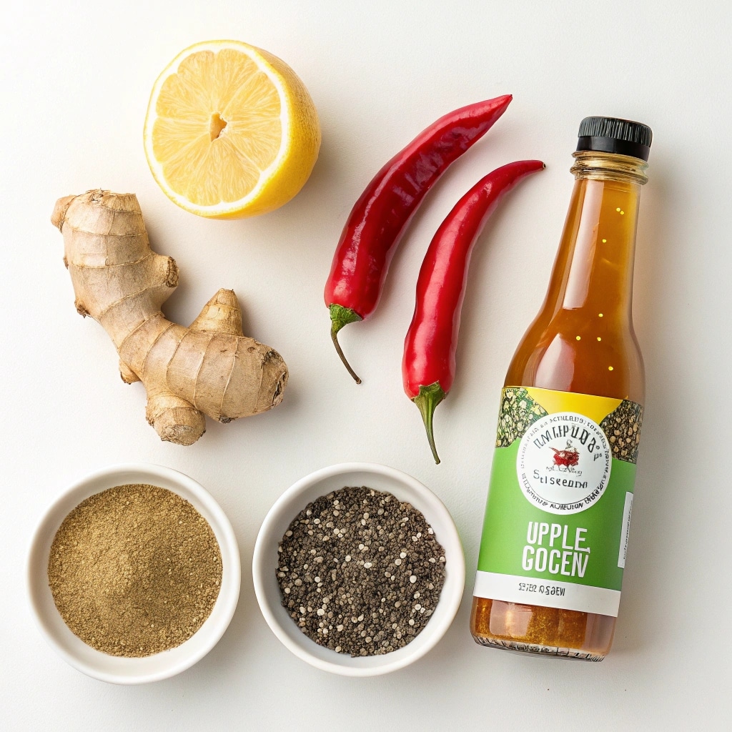 natural zepbound ingredients laid flat