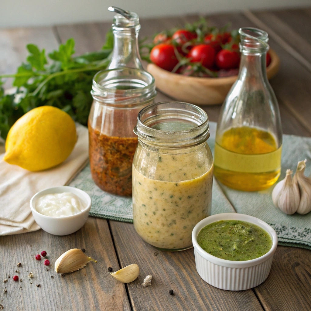 healthy dressings for fresh summer salad