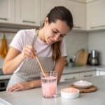 served pink salt weight loss drink