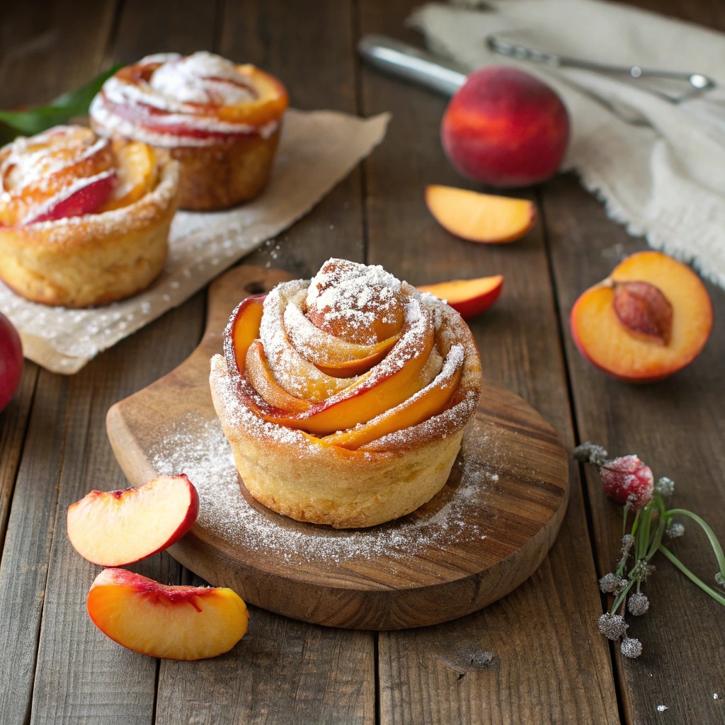 Peach Pie Cruffins Recipe