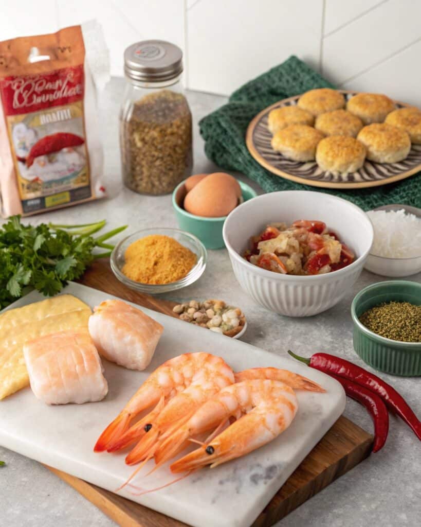 Cheddar Bay Biscuit Seafood Pot Pie