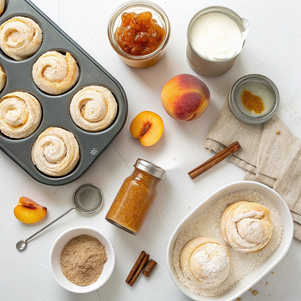 Peach Pie Cruffins Recipe