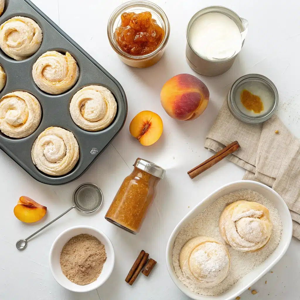 Peach Pie Cruffins Recipe