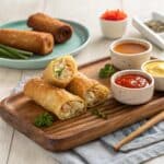 an artistic display of golden brown crab cake egg