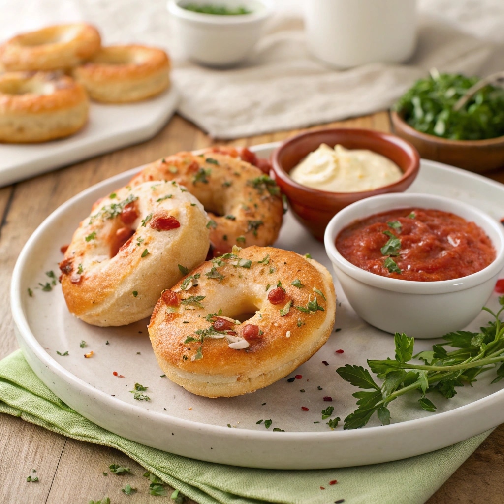 Bagel bites air fryer recipe crispy snack
