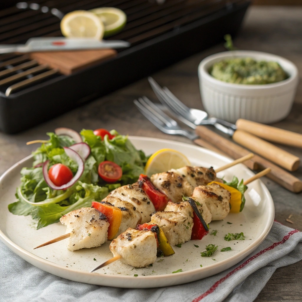 Ranch Garlic Parmesan Chicken Skewers 4 deliciously plated ranch garlic parmesan chicken s