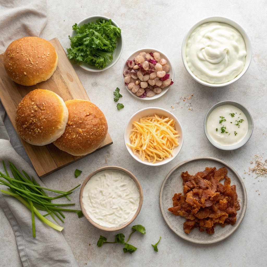 Crack Burgers with ranch dressing and bacon