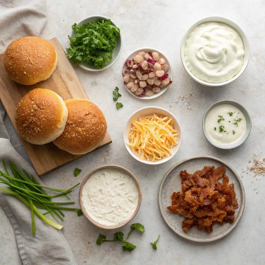 Crack Burgers with ranch dressing and bacon