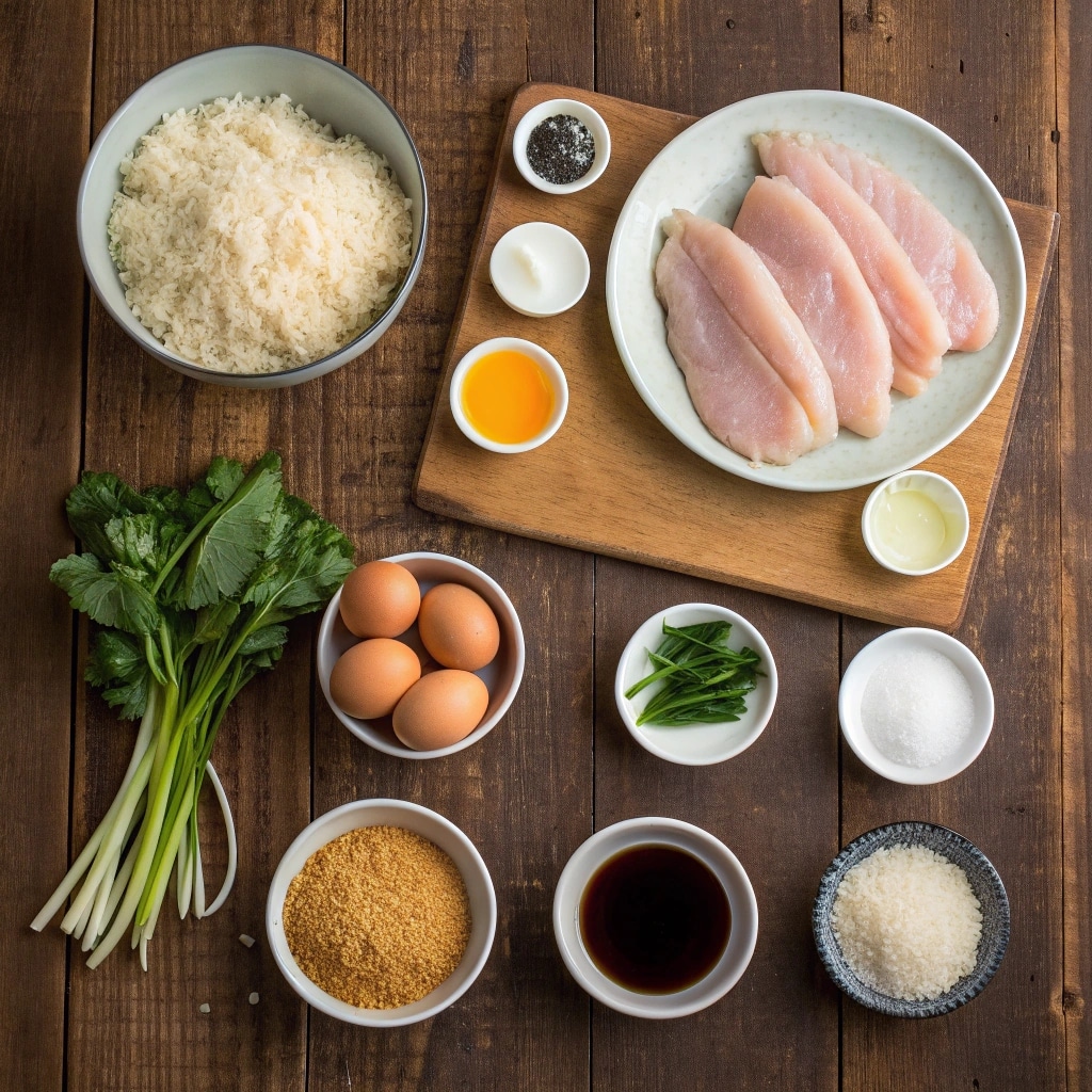 a beautifully arranged display of all ingredients