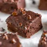 Delicious homemade pumpkin brownies in a baking dish
