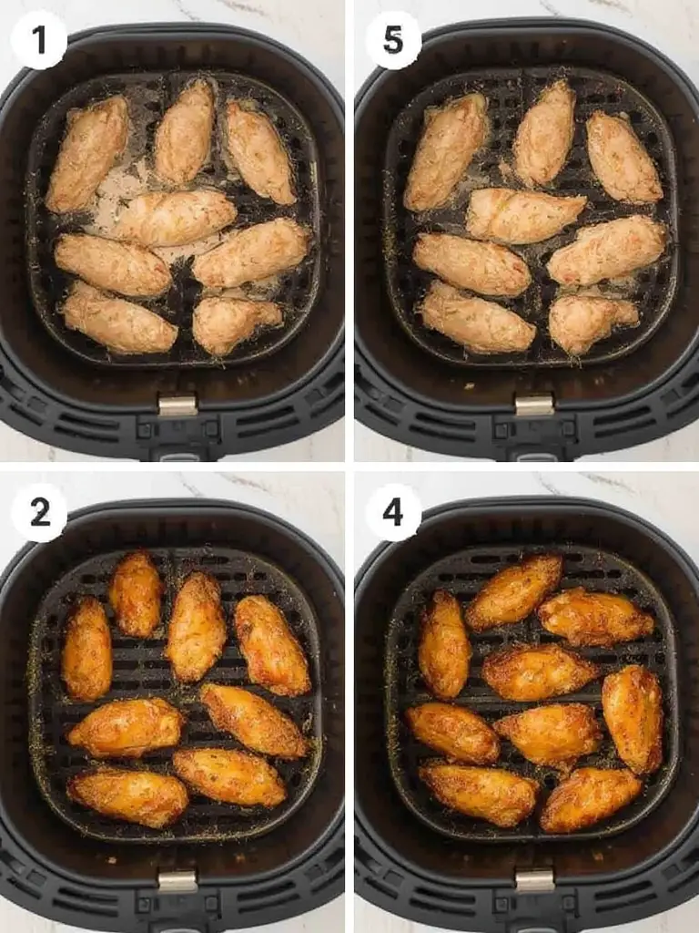 Air Fryer Chicken Wings steps