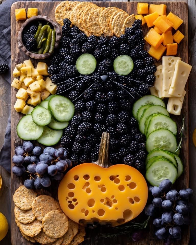 Halloween cheese board hero
