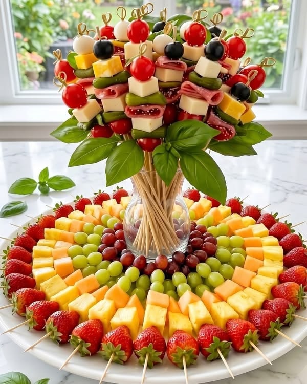 fruit and cheese skewers hero