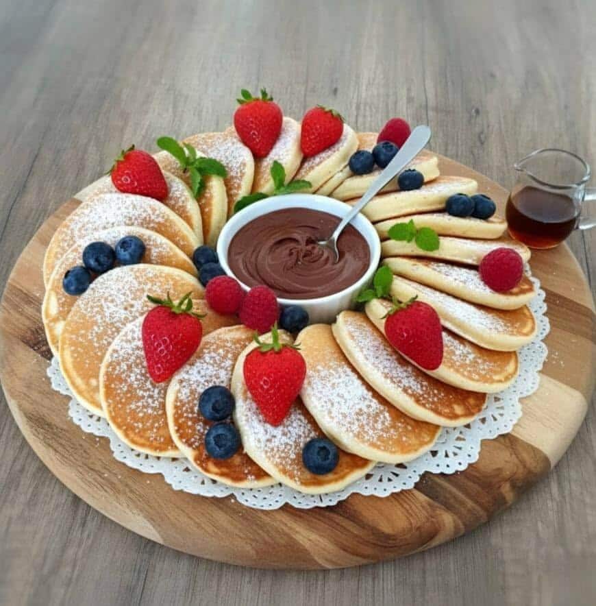 mini pancake platter hero