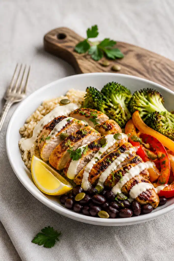 High Protein Chicken Bowl