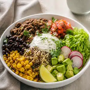 High Protein Taco Bowl: Delicious 30-Minute Recipe For Busy Weeknights 15 High Protein Taco Bowl