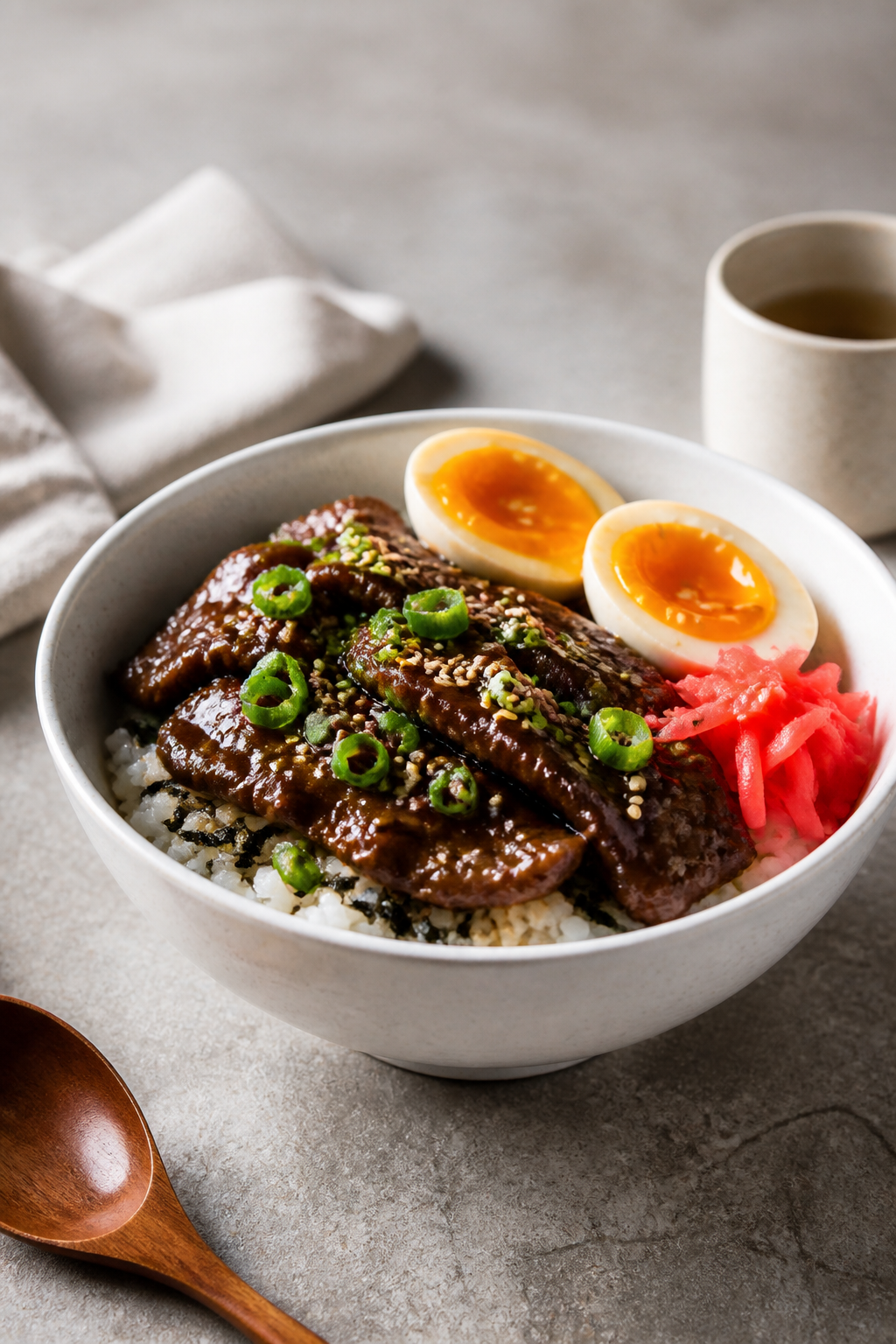 Teriyaki Beef Bowl: Easy 30-Minute Recipe For Busy Weeknights 16 Teriyaki Beef Bowl - finished dish presentation