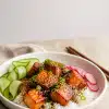 Air Fryer Teriyaki Salmon Bites