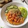Crispy Rice Salmon Bowl