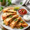 Leftover Rotisserie Chicken Air Fryer Quesadillas