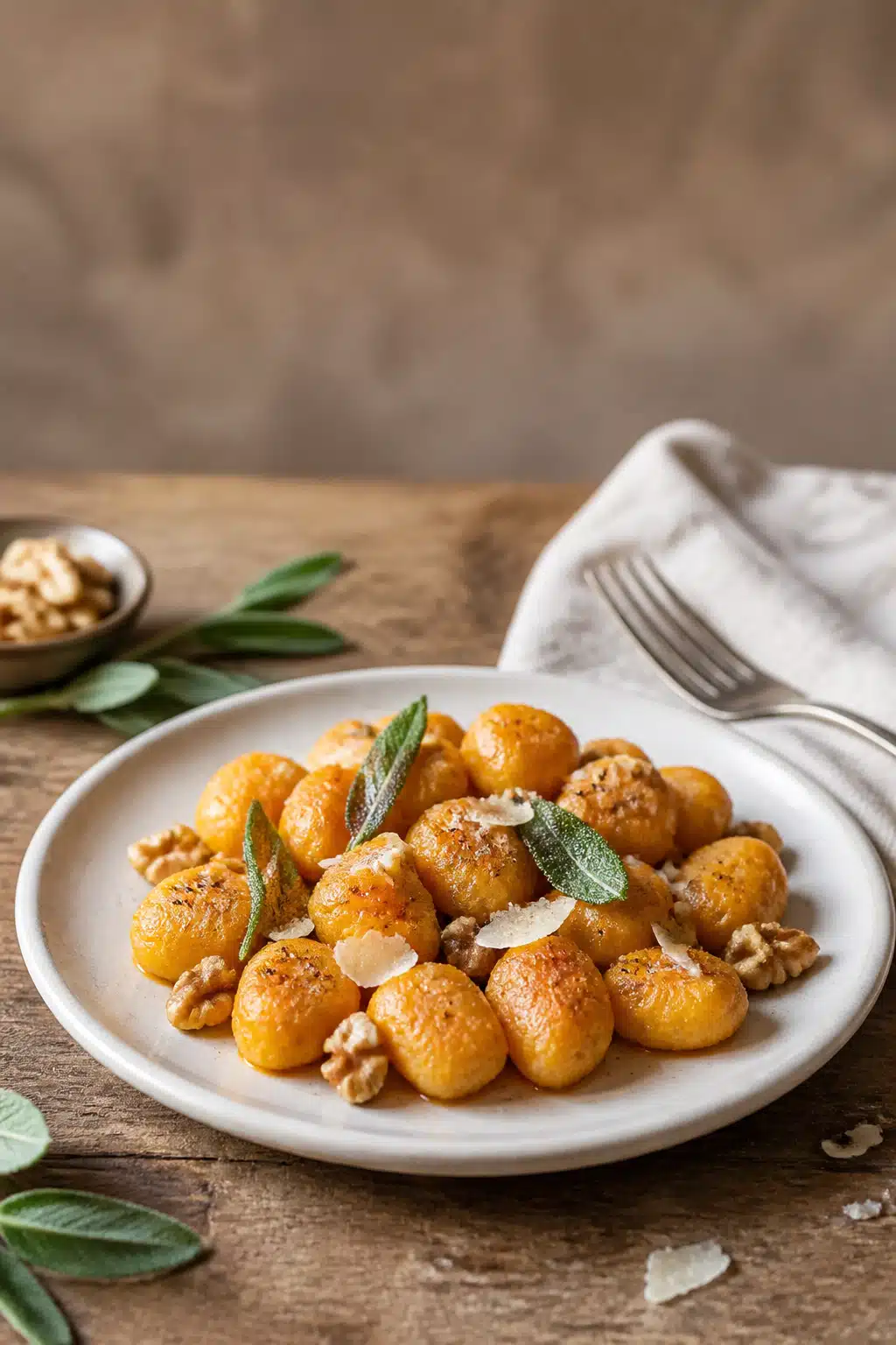 Air Fryer Pumpkin Gnocchi: Easy 20-Minute Recipe For Busy Weeknights 16 Air Fryer Pumpkin Gnocchi - finished dish presentation