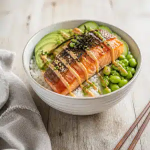 Crispy Salmon Rice Bowl: Easy 30-Minute Recipe For Busy Weeknights 15 Crispy Salmon Rice Bowl