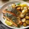 Sheet Pan Salmon and Potatoes