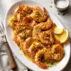 Baked Garlic Butter King Prawns