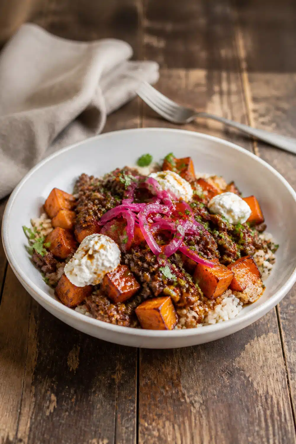 Hot Honey Beef Bowl: Delicious 30-Minute Recipe for Busy Weeknights 16 Hot Honey Beef Bowl - finished dish presentation