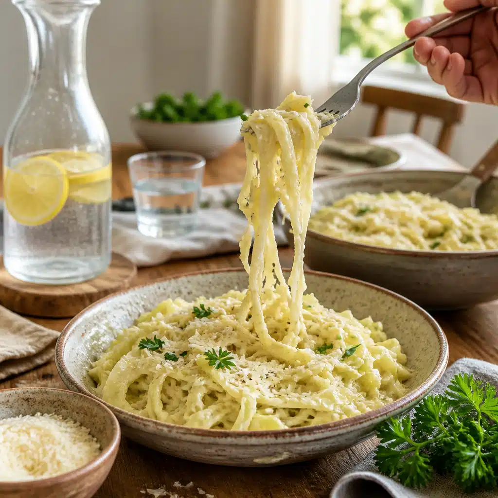Cabbage Alfredo: Easy 30-Minute Recipe for Busy Weeknights 18 Cabbage Alfredo - serving suggestion