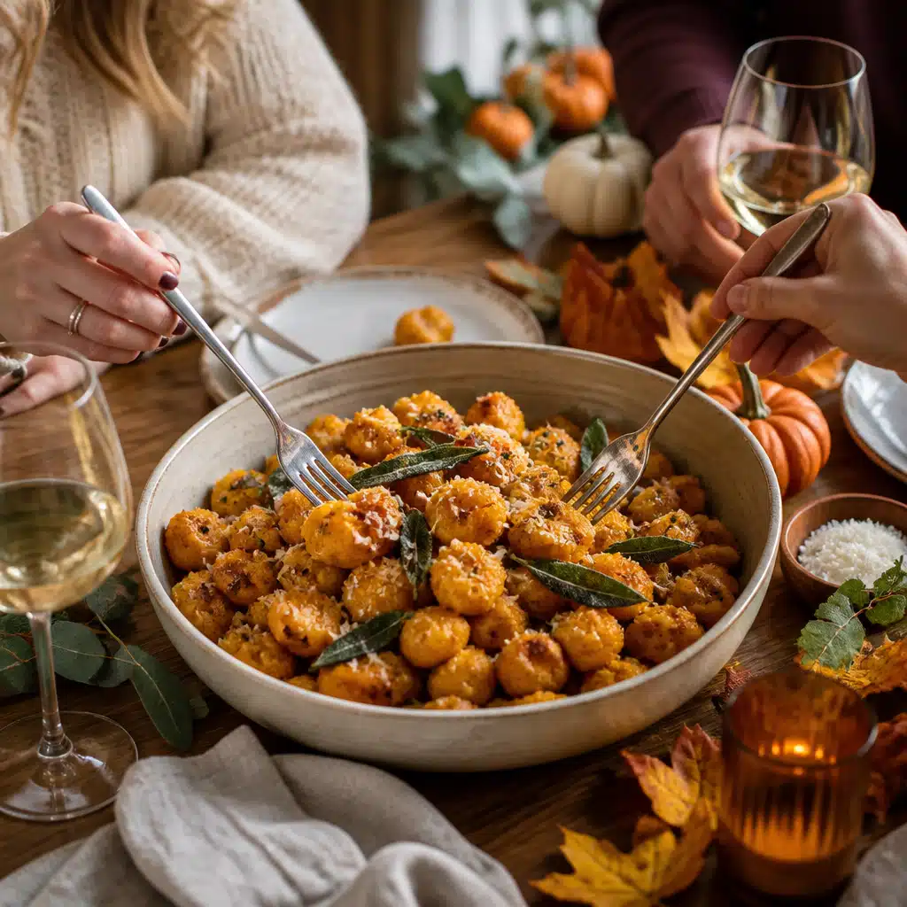 Air Fryer Pumpkin Gnocchi: Easy 20-Minute Recipe For Busy Weeknights 18 Air Fryer Pumpkin Gnocchi - serving suggestion