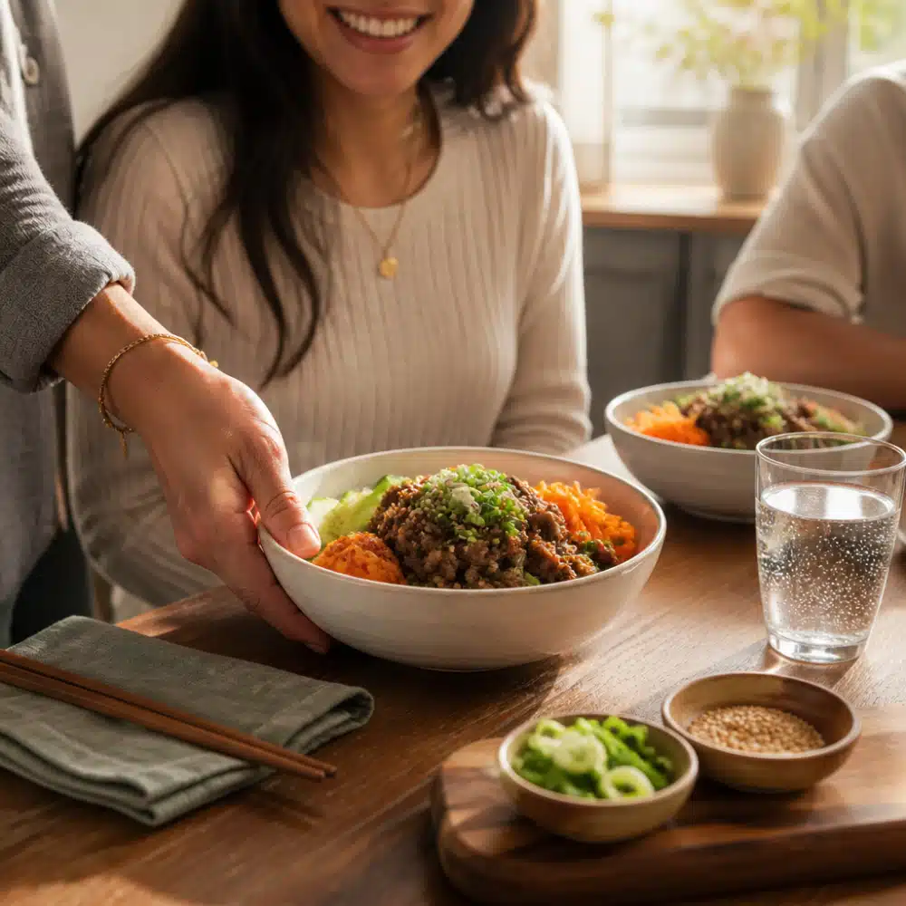 Korean Beef Bowl: The Best 20-Minute Recipe For Busy Weeknights 18 Korean Beef Bowl - serving suggestion